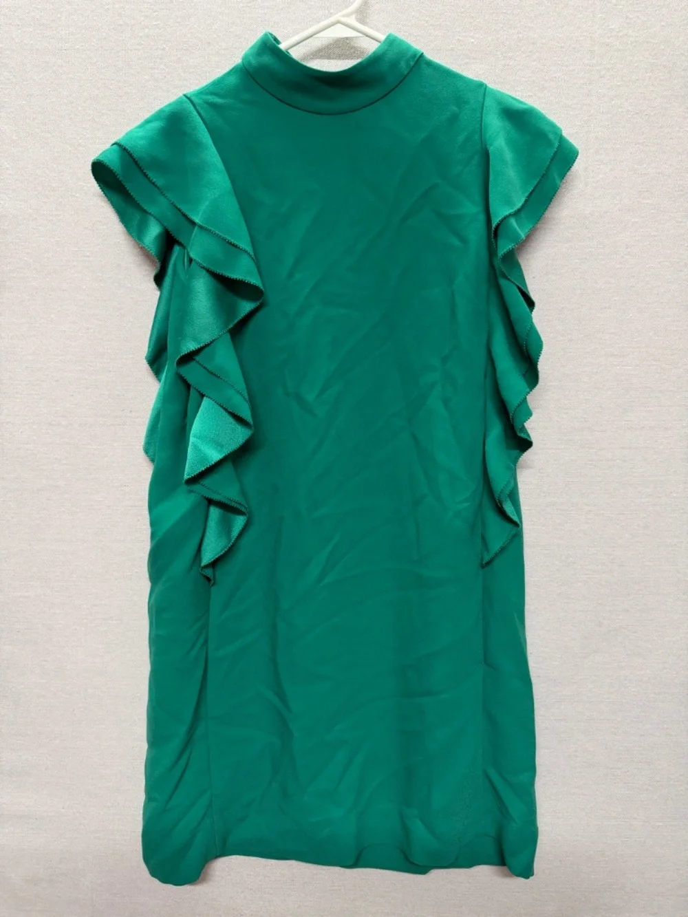 Kate Spade Green Flutter Sleeve Dress - size 6